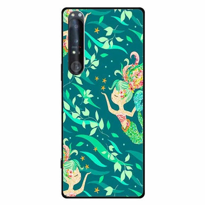 For Sony Xperia 1 IV 5G Case Pattern Printing Soft TPU Cell Phone Cover