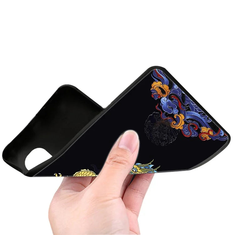 For Sony Xperia 1 IV 5G Case Pattern Printing Soft TPU Cell Phone Cover