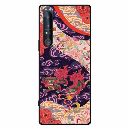 For Sony Xperia 1 IV 5G Case Pattern Printing Soft TPU Cell Phone Cover