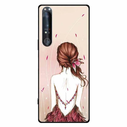 For Sony Xperia 1 IV 5G Case Pattern Printing Soft TPU Cell Phone Cover