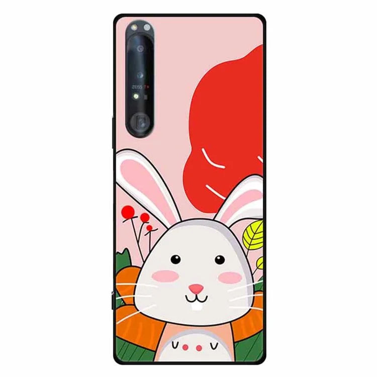 For Sony Xperia 1 IV 5G Case Pattern Printing Soft TPU Cell Phone Cover