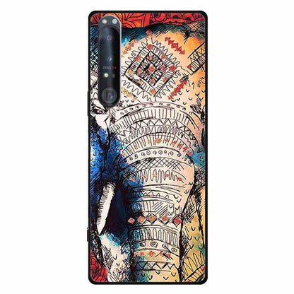 For Sony Xperia 1 IV 5G Case Pattern Printing Soft TPU Cell Phone Cover