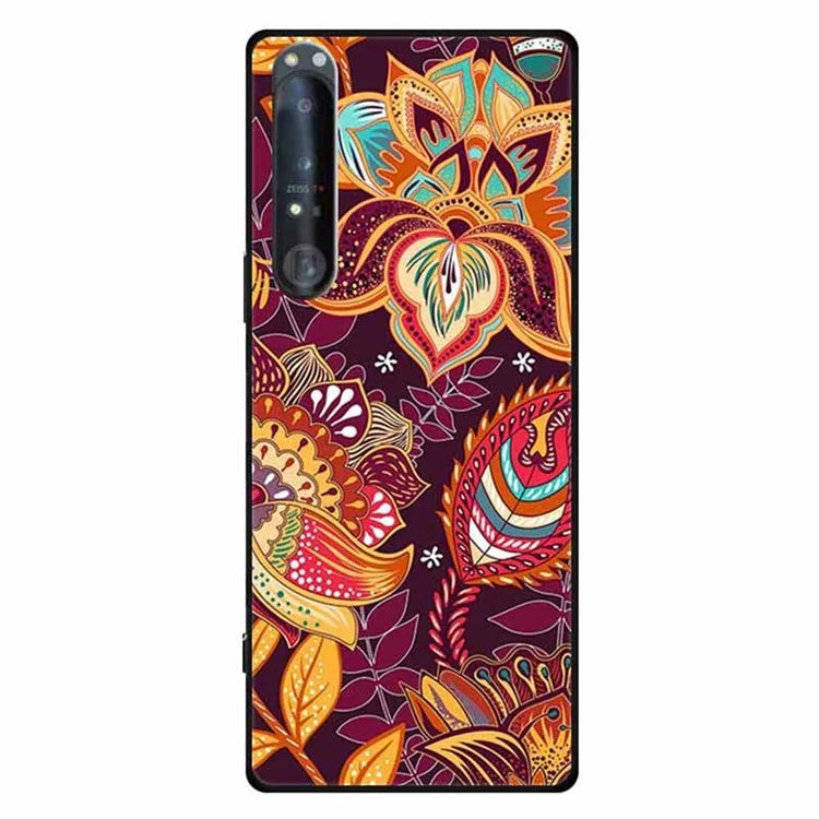 For Sony Xperia 1 IV 5G Case Pattern Printing Soft TPU Cell Phone Cover