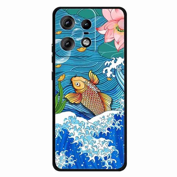 For Motorola Edge 50 Pro 5G Case Pattern Printed Flexible TPU Phone Cover