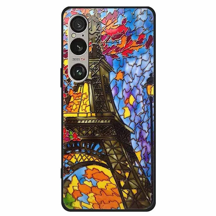 For Sony Xperia 1 VI Case Pattern Printing Anti-Scratch TPU Phone Cover