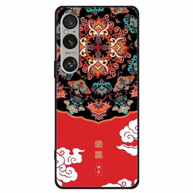For Sony Xperia 1 VI Case Pattern Printing Anti-Scratch TPU Phone Cover