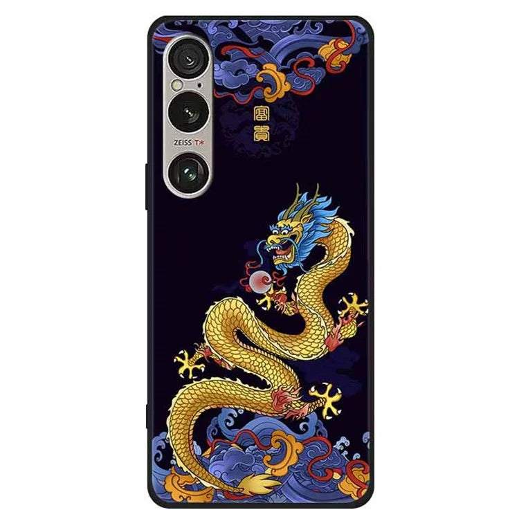 For Sony Xperia 1 VI Case Pattern Printing Anti-Scratch TPU Phone Cover