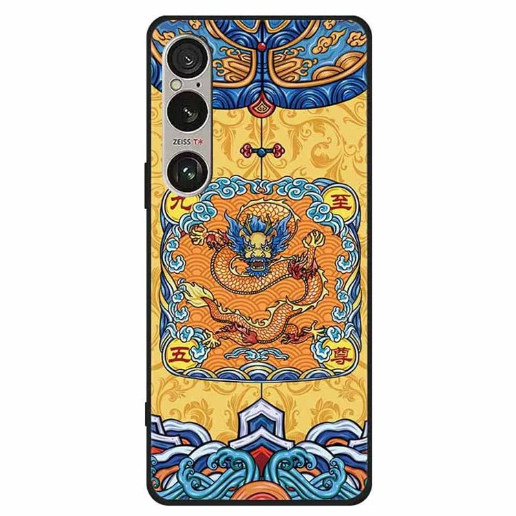 For Sony Xperia 1 VI Case Pattern Printing Anti-Scratch TPU Phone Cover