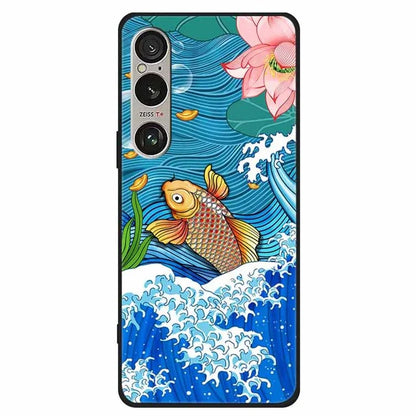 For Sony Xperia 1 VI Case Pattern Printing Anti-Scratch TPU Phone Cover