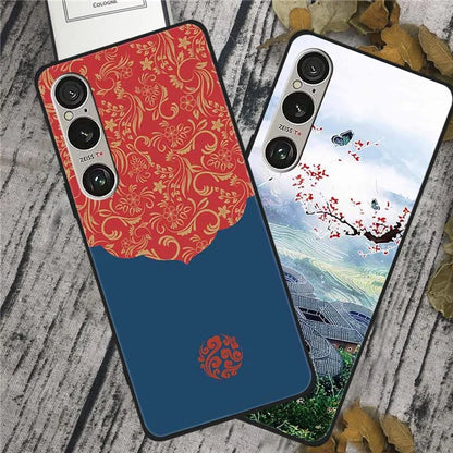 For Sony Xperia 1 VI Case Pattern Printing Anti-Scratch TPU Phone Cover