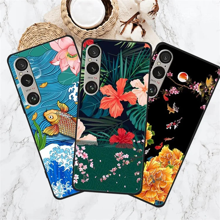 For Sony Xperia 1 VI Case Pattern Printing Anti-Scratch TPU Phone Cover