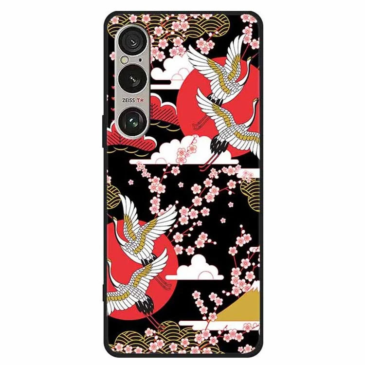 For Sony Xperia 1 VI Case Pattern Printing Anti-Scratch TPU Phone Cover