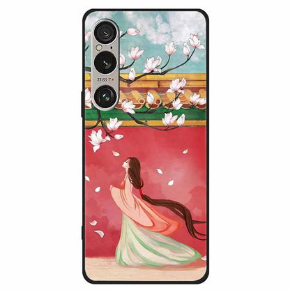 For Sony Xperia 1 VI Case Pattern Printing Anti-Scratch TPU Phone Cover
