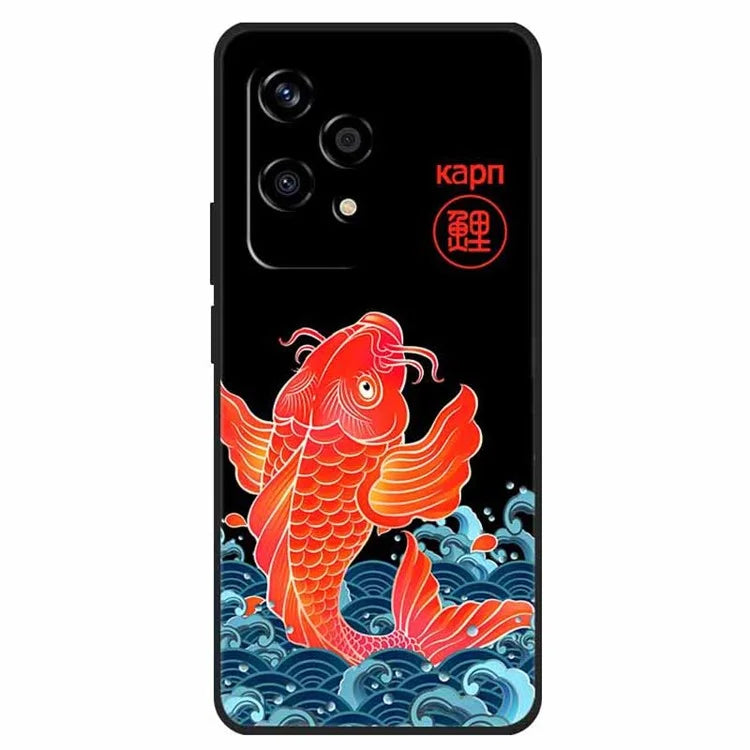 For Honor 200 Lite Case Pattern Printed TPU Shockproof Phone Cover