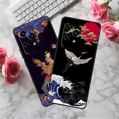 For Honor 200 Lite Case Pattern Printed TPU Shockproof Phone Cover