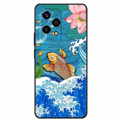 For Honor 200 Lite Case Pattern Printed TPU Shockproof Phone Cover