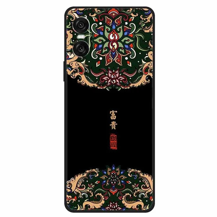 For Sony Xperia 10 VI Case Unique Pattern Printed TPU Anti-Drop Cell Phone Cover
