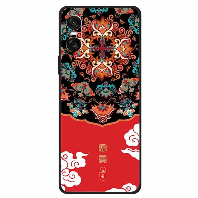 For Sony Xperia 10 VI Case Unique Pattern Printed TPU Anti-Drop Cell Phone Cover