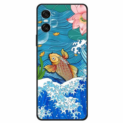 For Sony Xperia 10 VI Case Unique Pattern Printed TPU Anti-Drop Cell Phone Cover