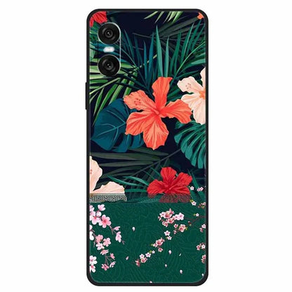 For Sony Xperia 10 VI Case Unique Pattern Printed TPU Anti-Drop Cell Phone Cover