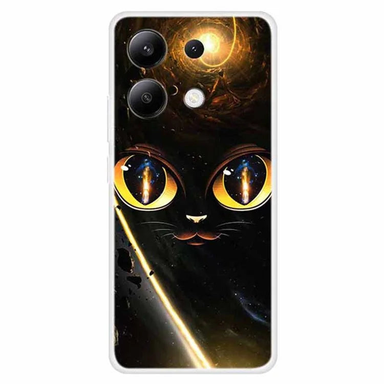 For Xiaomi Redmi Note 13 4G Case TPU Pattern Printed Drop-proof Phone Cover