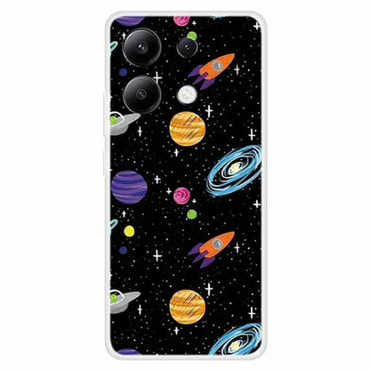 For Xiaomi Redmi Note 13 4G Case TPU Pattern Printed Drop-proof Phone Cover