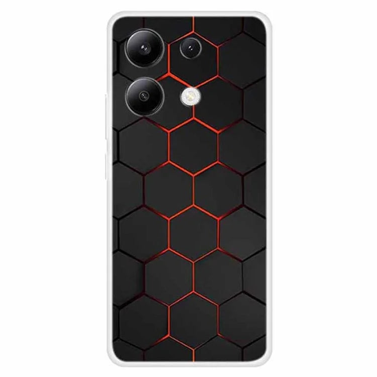 For Xiaomi Redmi Note 13 4G Case TPU Pattern Printed Drop-proof Phone Cover