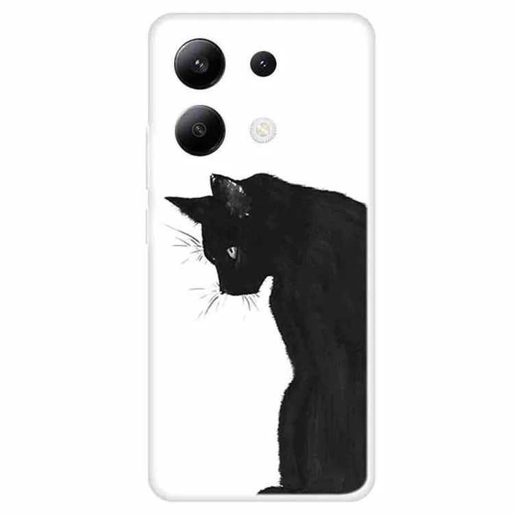 For Xiaomi Redmi Note 13 4G TPU Phone Case Pattern Printing Soft Protective Cover