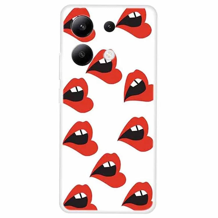 For Xiaomi Redmi Note 13 4G TPU Phone Case Pattern Printing Soft Protective Cover