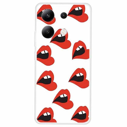 For Xiaomi Redmi Note 13 4G TPU Phone Case Pattern Printing Soft Protective Cover