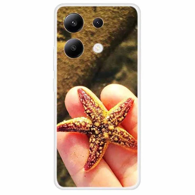 For Xiaomi Redmi Note 13 4G TPU Phone Case Pattern Printing Soft Protective Cover