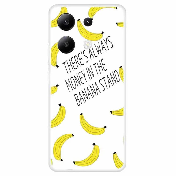 For Xiaomi Redmi Note 13 4G TPU Phone Case Pattern Printing Soft Protective Cover