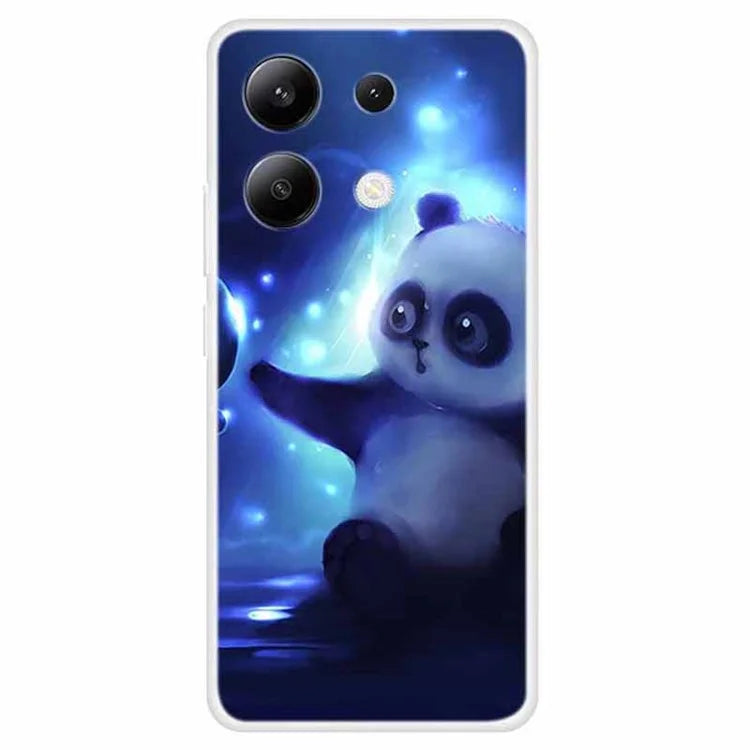For Xiaomi Redmi Note 13 4G TPU Phone Case Pattern Printing Soft Protective Cover