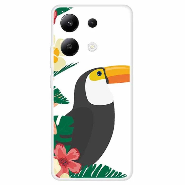 For Xiaomi Redmi Note 13 4G TPU Phone Case Pattern Printing Soft Protective Cover