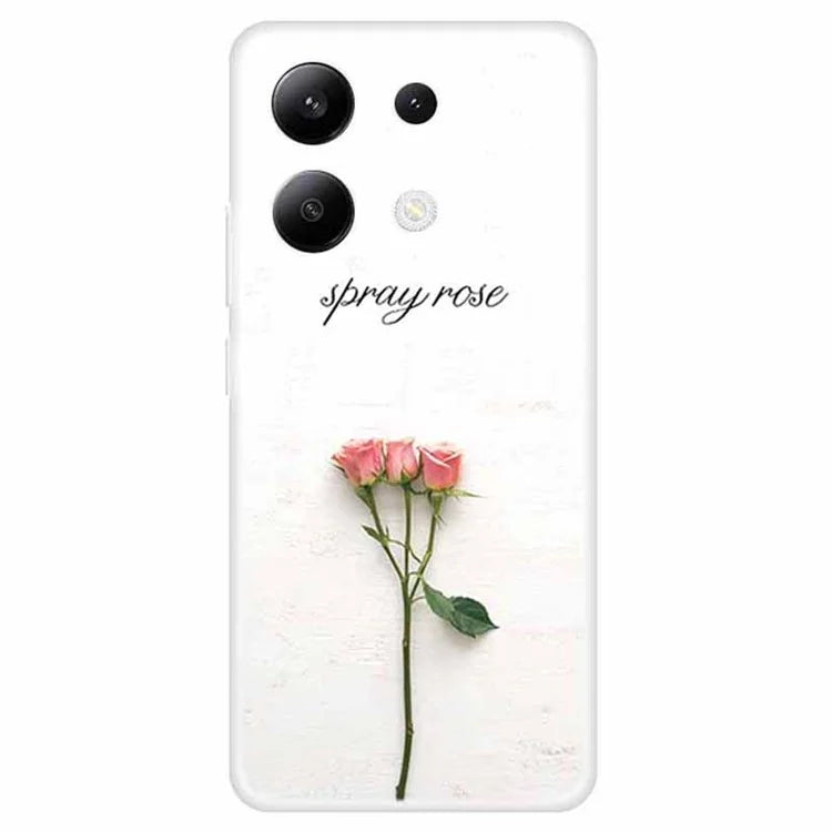 For Xiaomi Redmi Note 13 4G TPU Phone Case Pattern Printing Soft Protective Cover