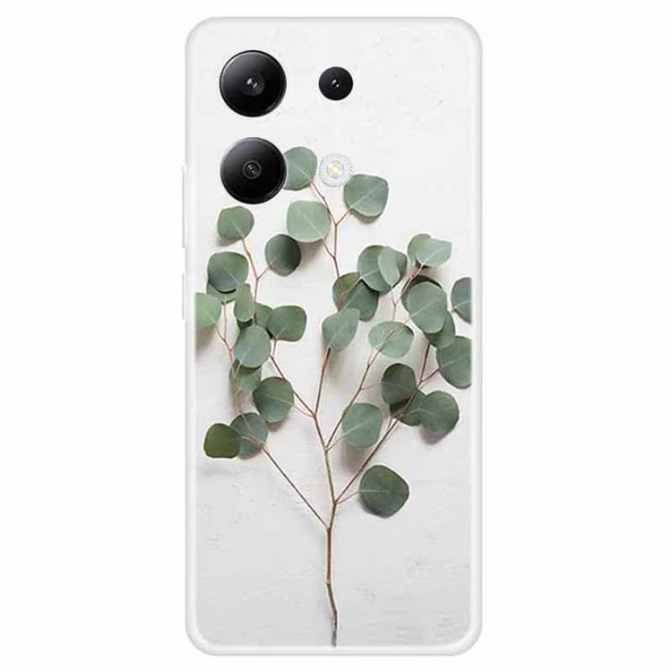 For Xiaomi Redmi Note 13 4G TPU Phone Case Pattern Printing Soft Protective Cover