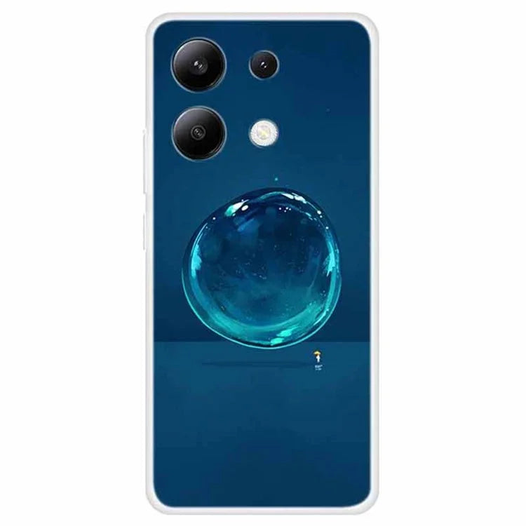 For Xiaomi Redmi Note 13 4G TPU Case Pattern Printing Anti-drop Phone Back Cover