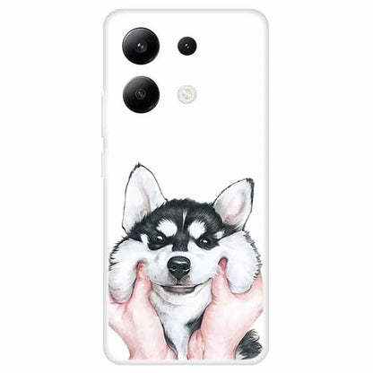 For Xiaomi Redmi Note 13 4G TPU Case Pattern Printing Anti-drop Phone Back Cover