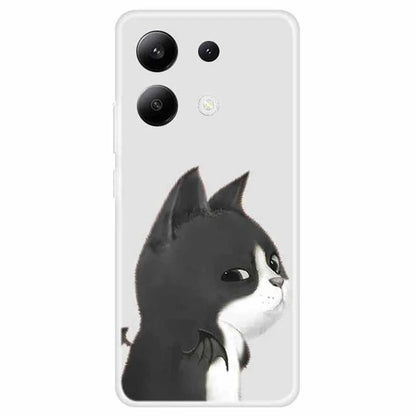 For Xiaomi Redmi Note 13 4G TPU Case Pattern Printing Anti-drop Phone Back Cover