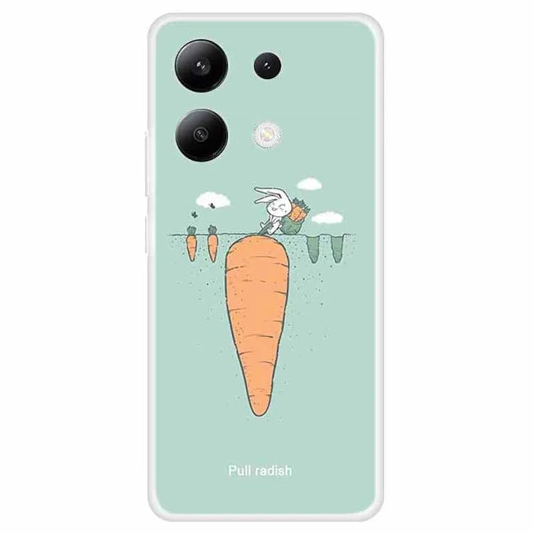 For Xiaomi Redmi Note 13 4G TPU Case Pattern Printing Anti-drop Phone Back Cover
