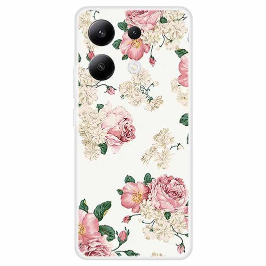 For Xiaomi Redmi Note 13 4G Case TPU Pattern Printing Anti-Fall Phone Cover