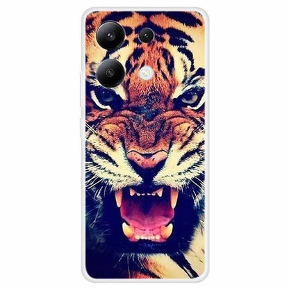 For Xiaomi Redmi Note 13 4G Case TPU Pattern Printing Anti-Fall Phone Cover