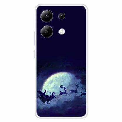 For Xiaomi Redmi Note 13 4G Case Soft TPU Phone Cover Merry Christmas Pattern