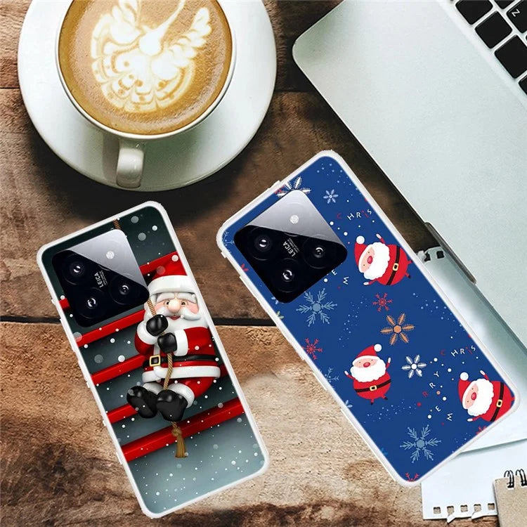 For Xiaomi 14 Pro Merry Christmas Case Soft TPU Slim Fit Protective Phone Cover