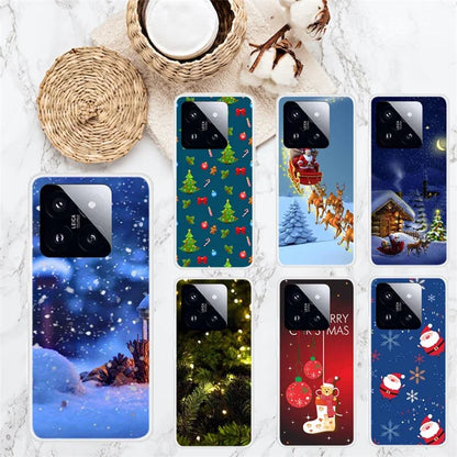 For Xiaomi 14 Pro Merry Christmas Case Soft TPU Slim Fit Protective Phone Cover