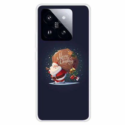 For Xiaomi 14 Pro Merry Christmas Case Soft TPU Slim Fit Protective Phone Cover