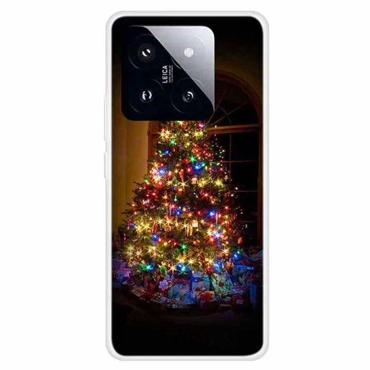 For Xiaomi 14 Pro Merry Christmas Case Soft TPU Slim Fit Protective Phone Cover
