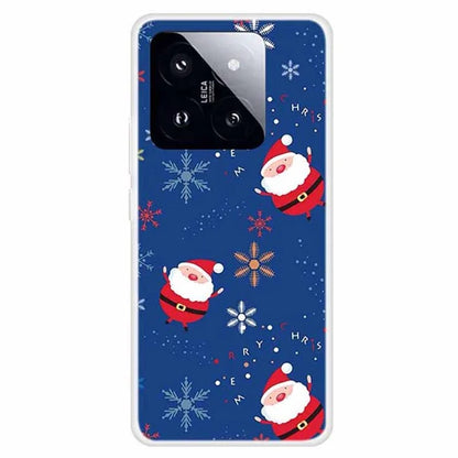 For Xiaomi 14 Pro Merry Christmas Case Soft TPU Slim Fit Protective Phone Cover