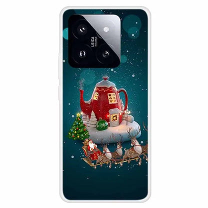 For Xiaomi 14 Pro Merry Christmas Case Soft TPU Slim Fit Protective Phone Cover