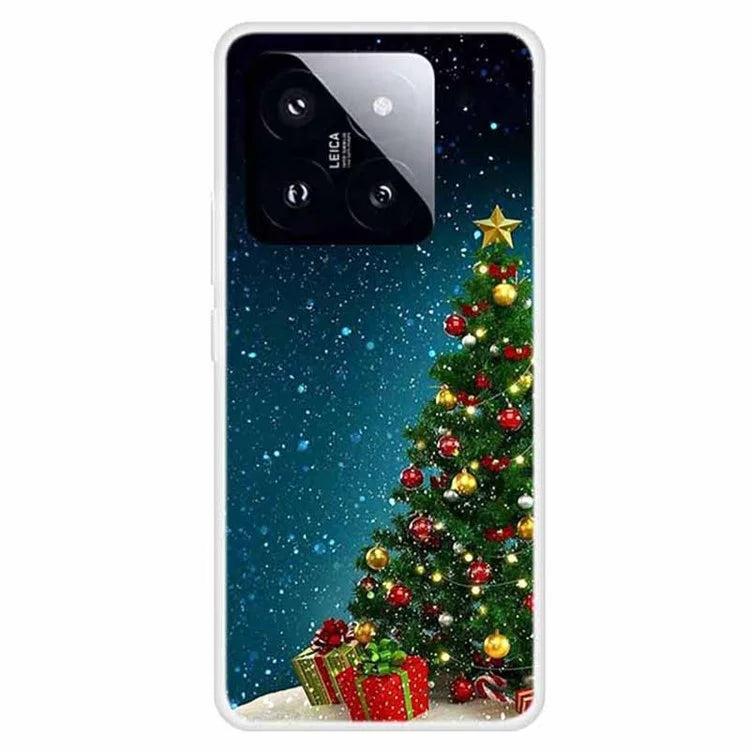 For Xiaomi 14 Pro Merry Christmas Case Soft TPU Slim Fit Protective Phone Cover